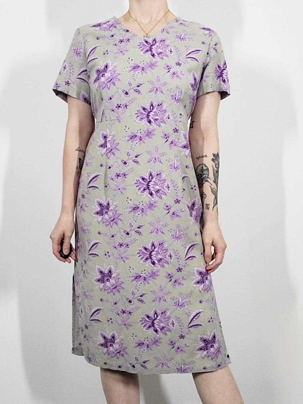 Vintage Floral Dress